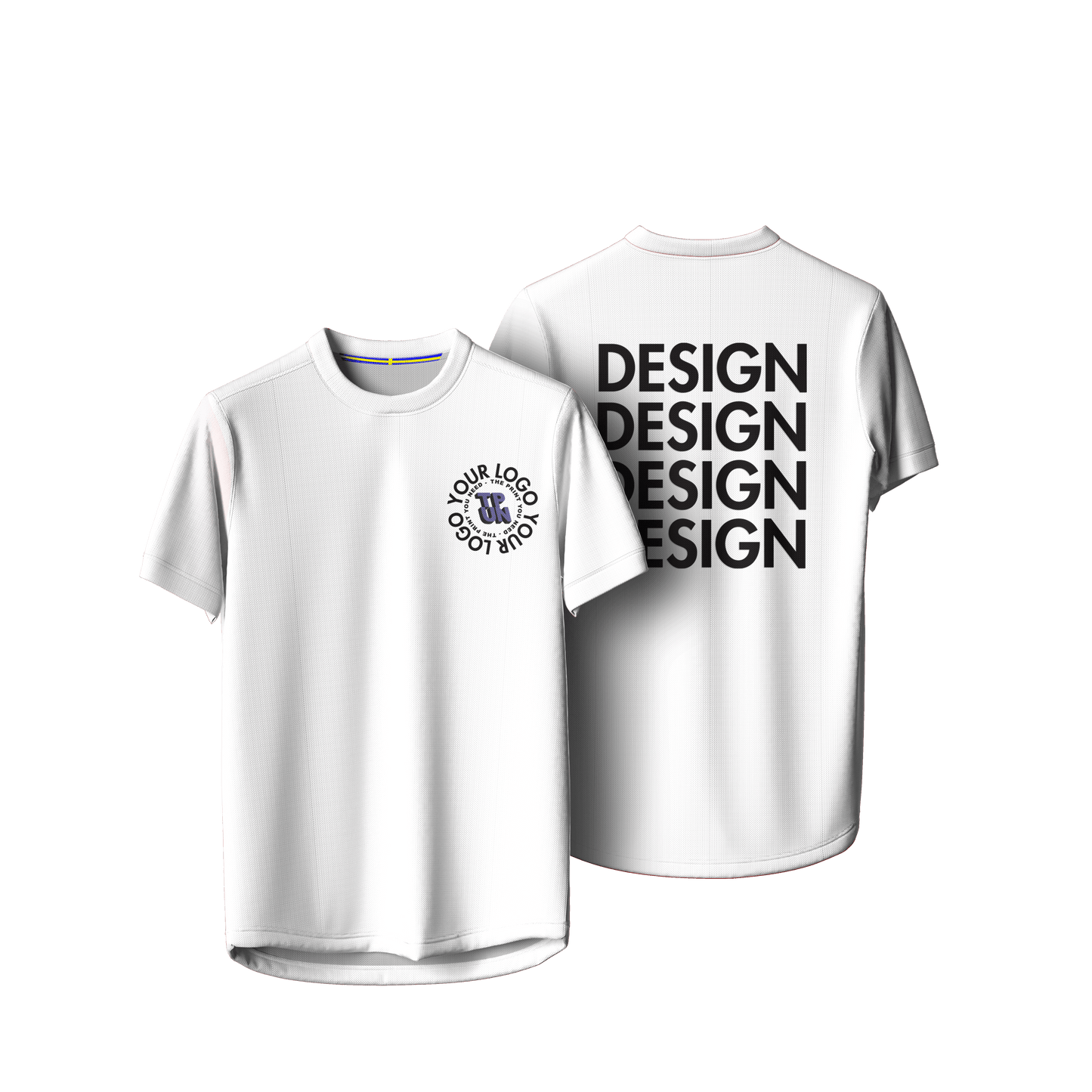 10 T-Shirts 160 GSM Custom Shirt (DTF Printing, Front & Back)